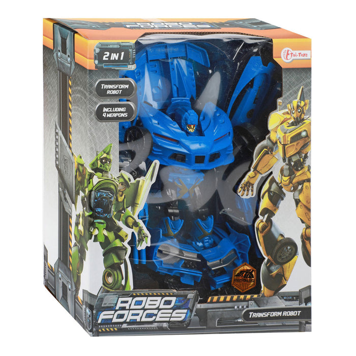 Roboforces Veranderrobot - Auto Blauw