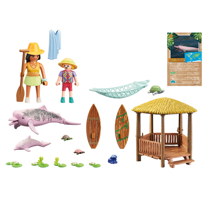 Playmobil Wiltopia - Peddeltocht met de rivierdolfijnen - 71143