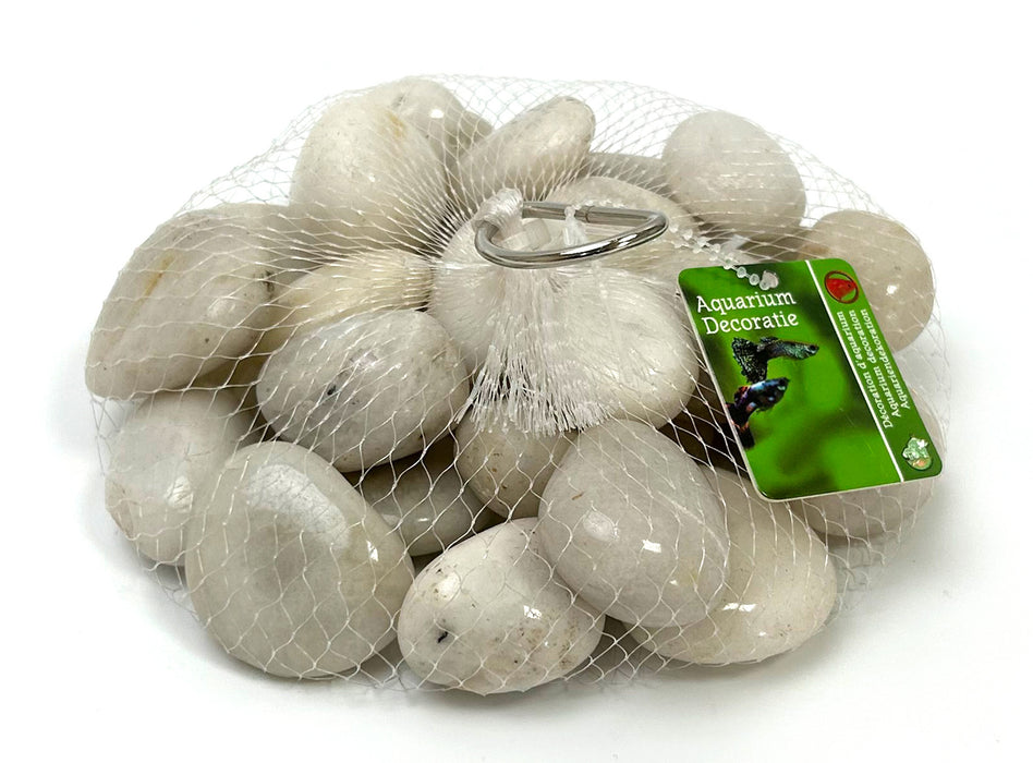 Boon Aqua Deco Pebbles White - Aquariumdecoratie