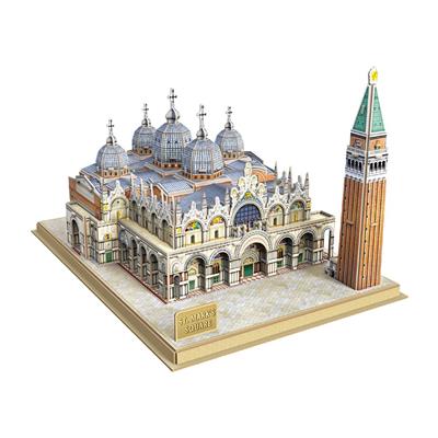 Cubic Fun 3d Puzzel NG St. Mark's Square inhoud