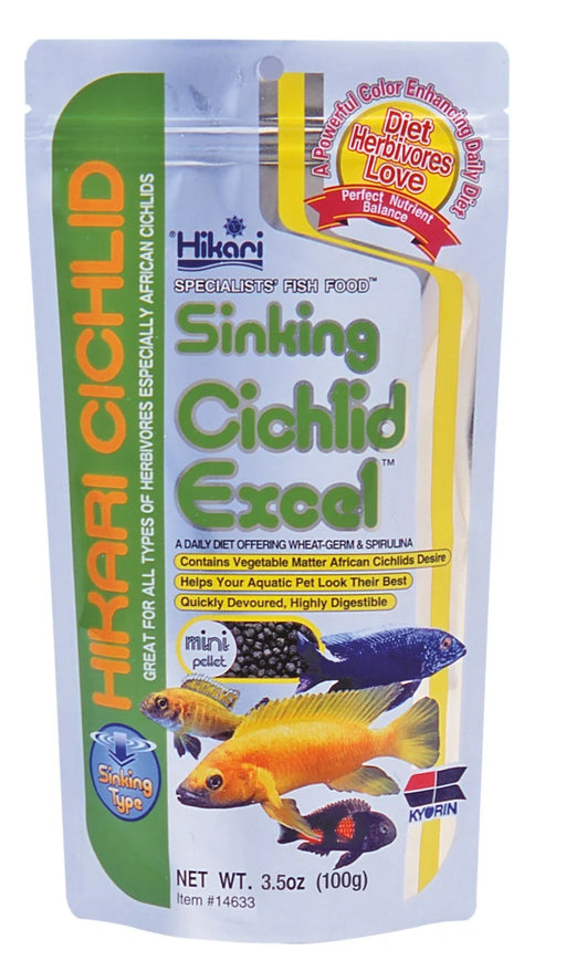 Hikari Sinking Cichlid Excel 100 gram Vissenvoer