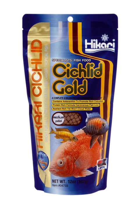 Hikari Sinking Cichlid Gold Medium 342 gram / Cichliden Vissenvoer