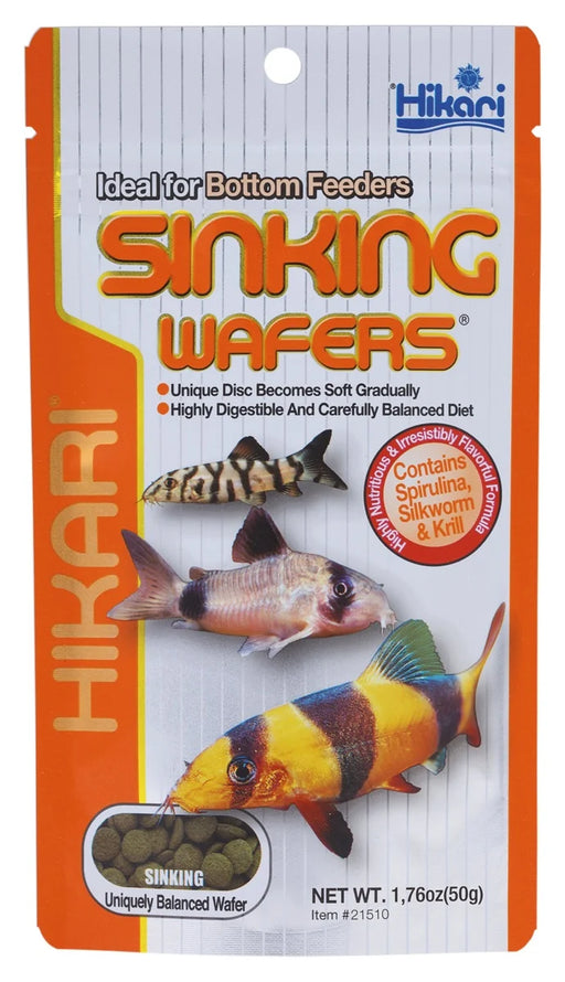 Hikari Sinking Wafers 50 gram / vissenvoer