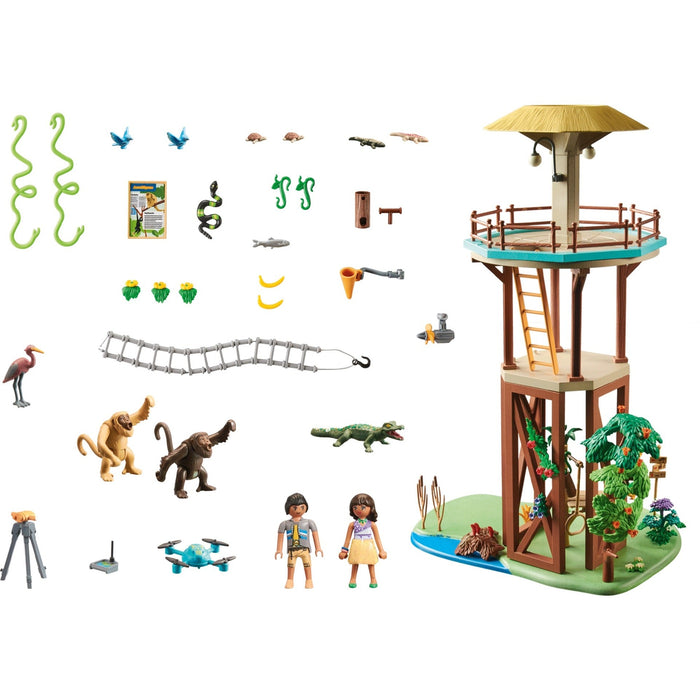 Playmobil Wiltopia Onderzoeksstation met Kompas 71008