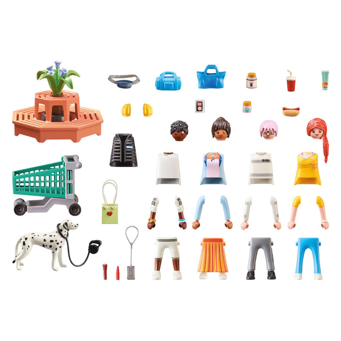 Playmobil My Life My Figures: Shopping inhoud