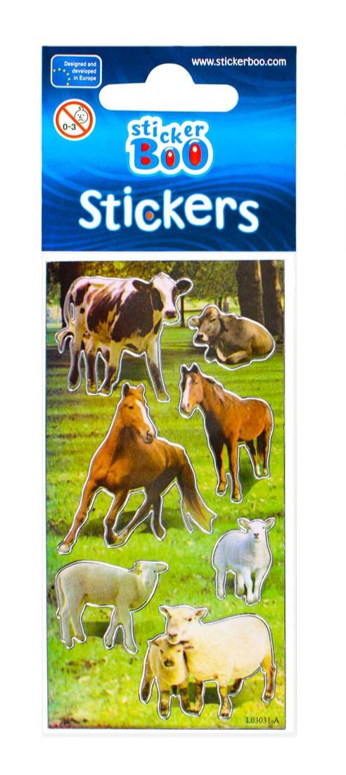 Stickervel Boerderijdieren