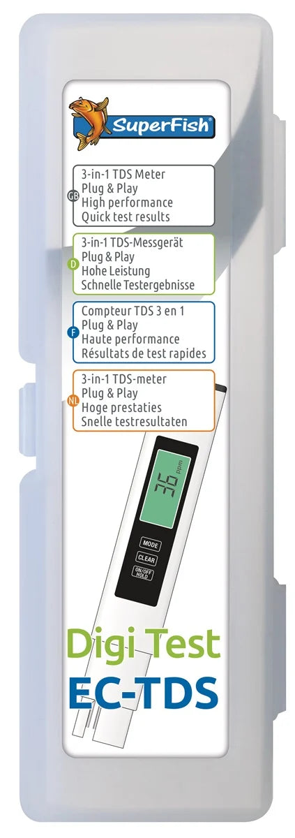 SuperFish Digitale Test EC-TDS Case - Aquarium