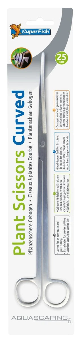 SuperFish RVS Plantenschaar 25 cm Gebogen